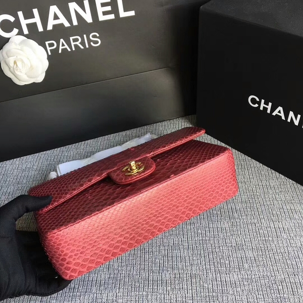 Chanel Original Python Leather Shoulder Bag CF1112CA