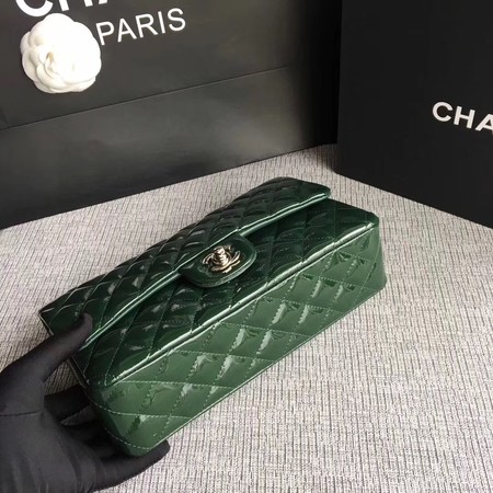 Chanel 2.55 Series Flap Bags Original Leather A1112 Green