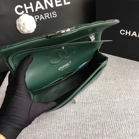 Chanel 2.55 Series Flap Bags Original Leather A1112 Green