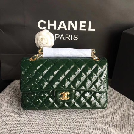 Chanel 2.55 Series Flap Bags Original Leather A1112 Green