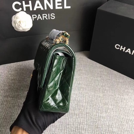 Chanel 2.55 Series Flap Bags Original Leather A1112 Green