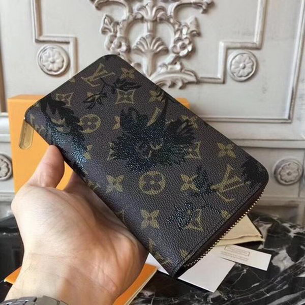 Louis Vuitton Monogram Canvas Zippy Illustre Wallet M60017