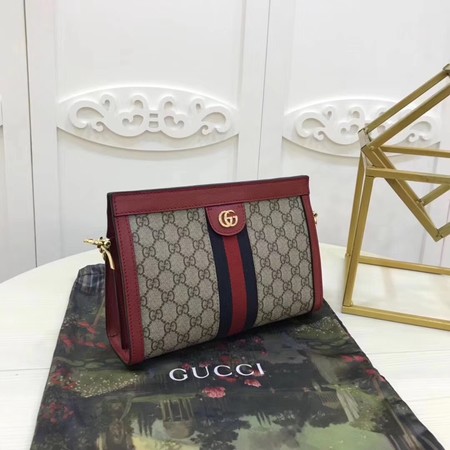 Gucci Ophidia GG Small Shoulder Bag 503877 Red