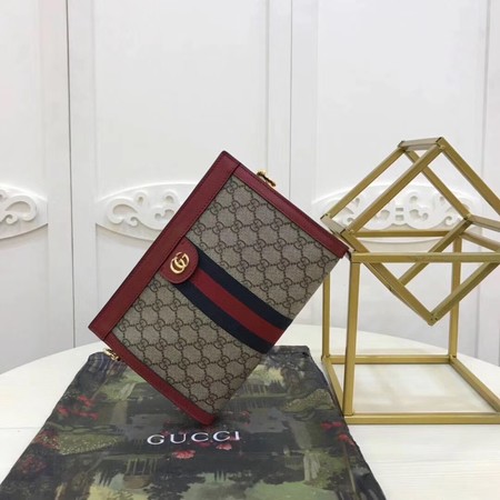 Gucci Ophidia GG Small Shoulder Bag 503877 Red