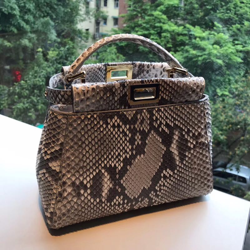 Fendi Python Leather Tote Bag 9912