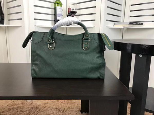 Balenciaga Giant City Gold Studs Handbag B084334 Green