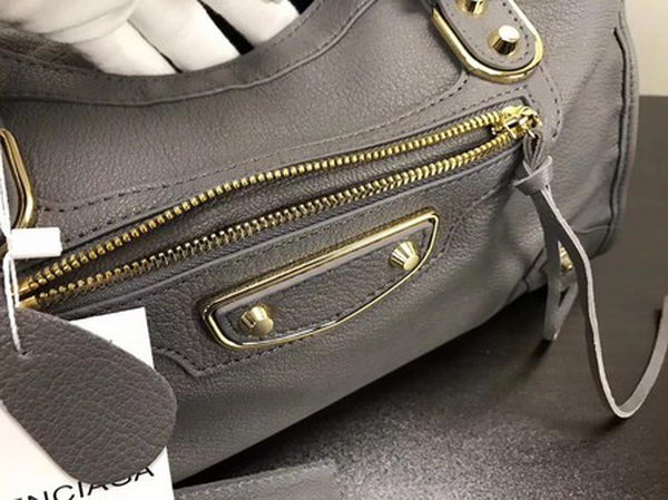 Balenciaga Giant City Gold Studs Handbag B084334 Grey