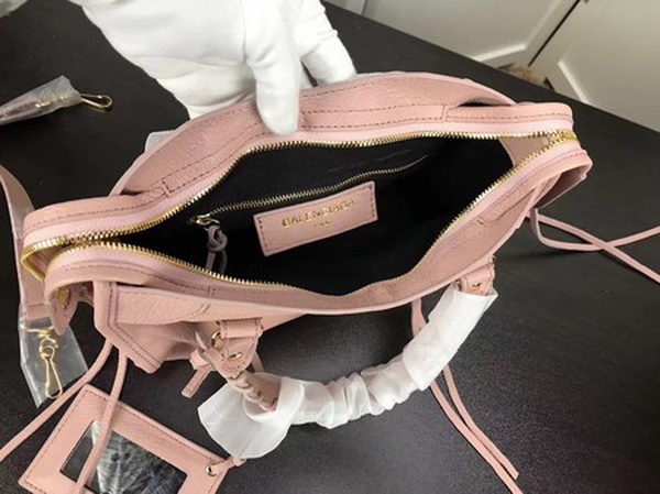 Balenciaga Giant City Gold Studs Handbag B084335 Pink