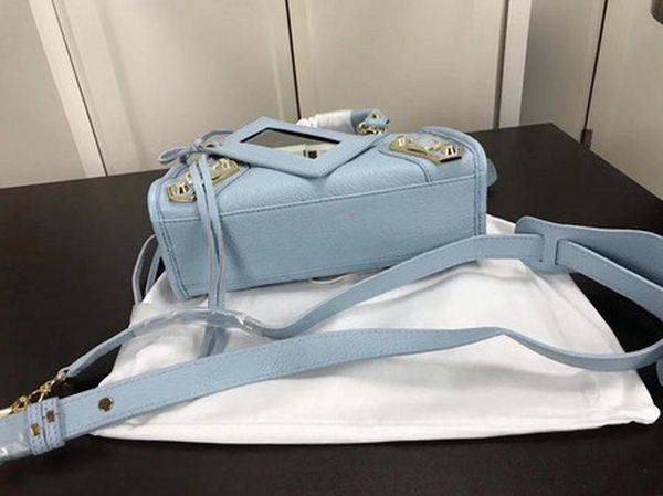 Balenciaga Giant City Gold Studs Handbag B084336 Light Blue