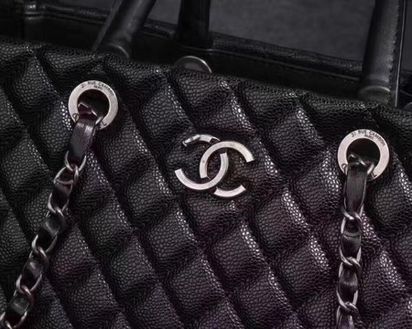 Chanel Tote Bag Sheepskin Leather CHA3625 Black