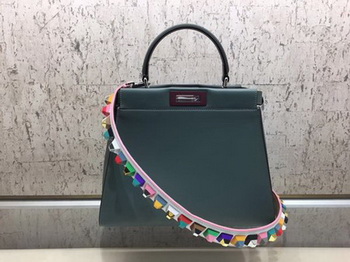 Fendi Peekaboo Small Bag Calfskin Leather FD26796 Green