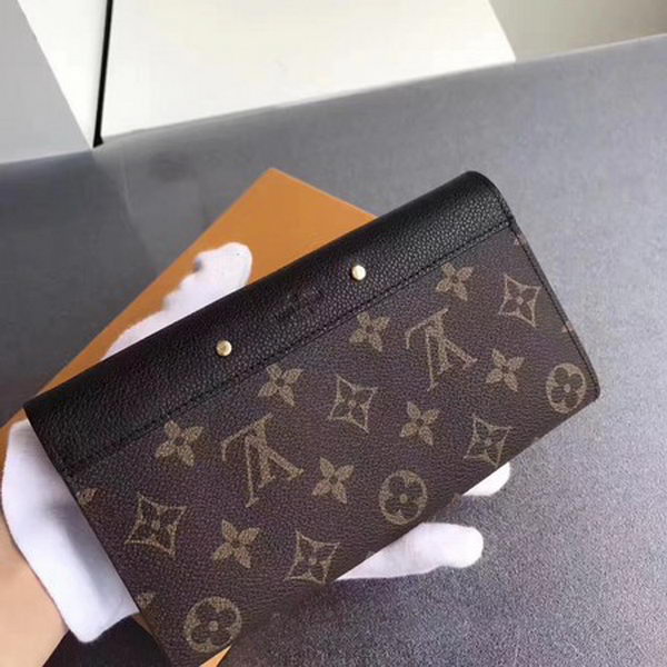 Louis Vuitton Monogram Canvas PALLAS WALLET M58414 Black