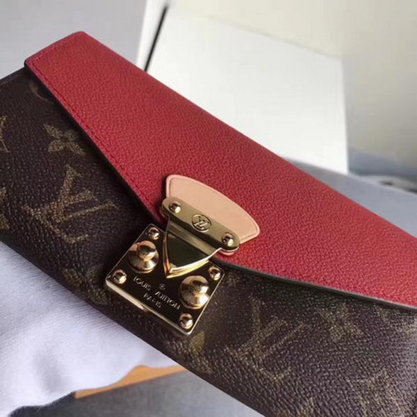 Louis Vuitton Monogram Canvas PALLAS WALLET M58414 Red