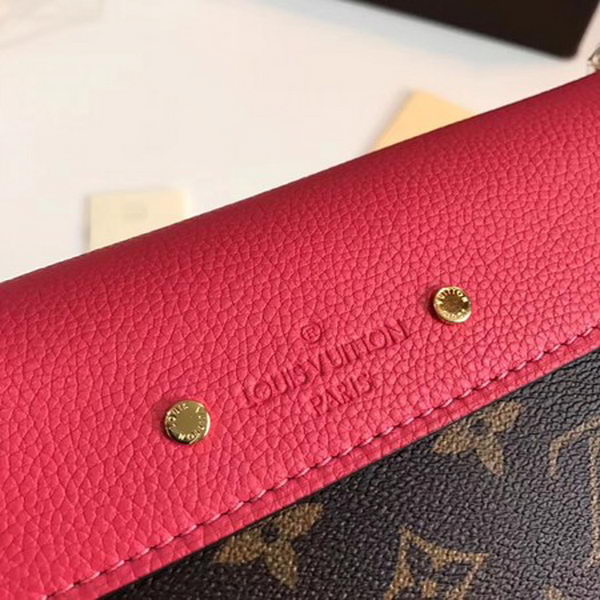 Louis Vuitton Monogram Canvas Pallas Chain Cerise M41201 Light Red