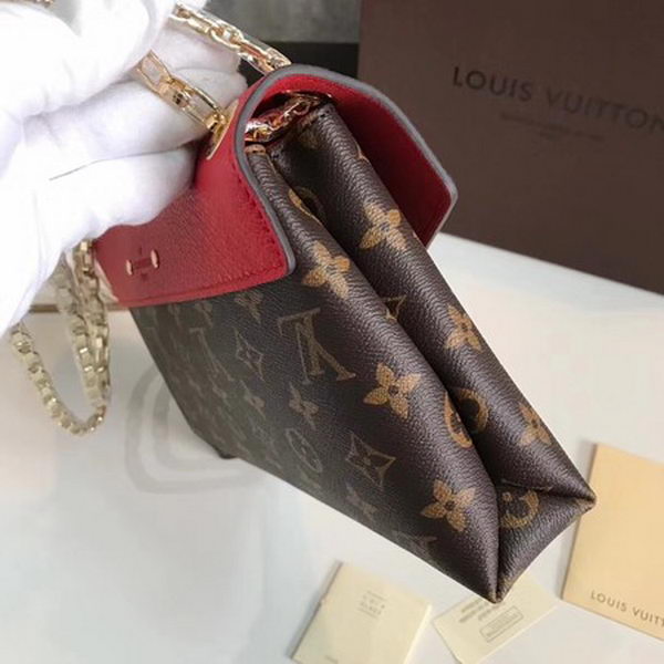 Louis Vuitton Monogram Canvas Pallas Chain Cerise M41201 Red