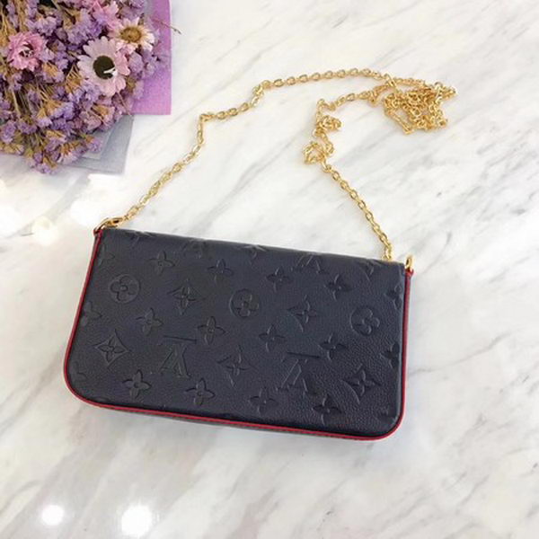 Louis Vuitton Monogram Empreinte POCHETTE FeLICIE M64064 Royal