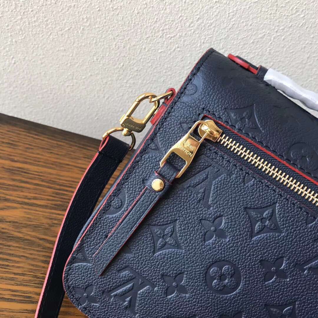 Louis Vuitton Monogram Empreinte POCHETTE METIS M41488 Red