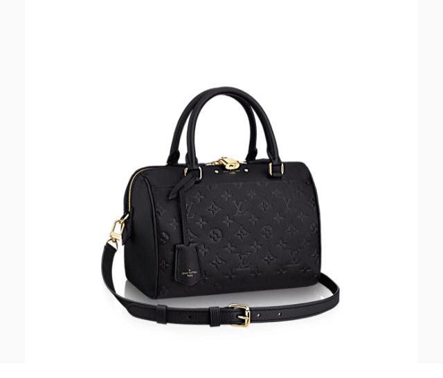 Louis Vuitton Original Monogram Empreinte SPEEDY 25 42405 black