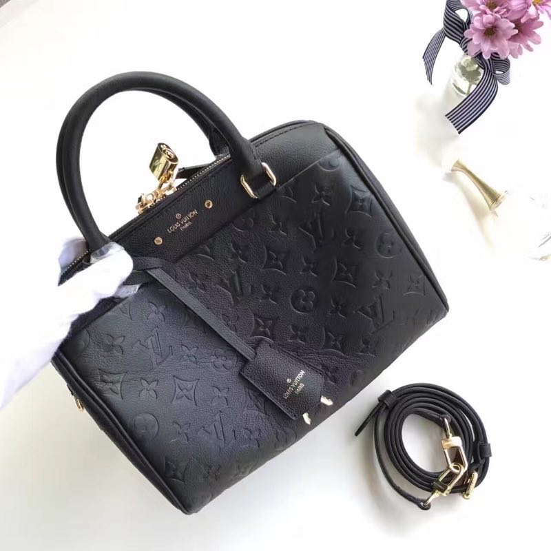 Louis Vuitton Original Monogram Empreinte SPEEDY 25 42405 black