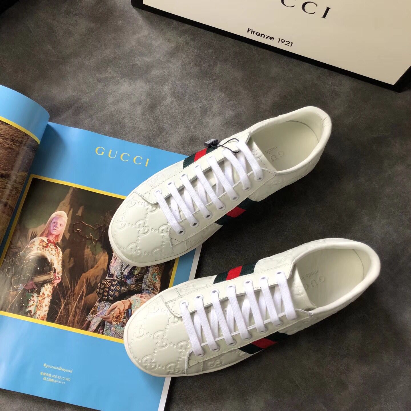 Gucci Shoes GG18208  White