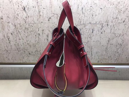 Loewe Hammock Calfskin Leather Tote Bag A9128 Red