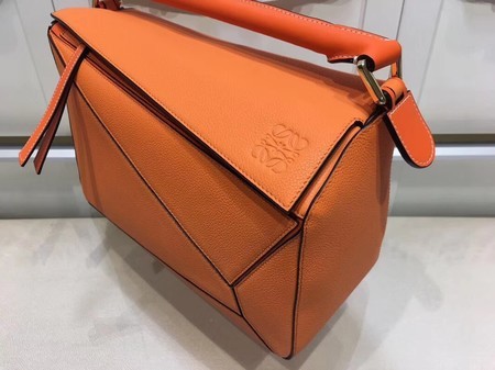 Loewe Puzzle Calfskin Leather Tote Bag 9122 Orange