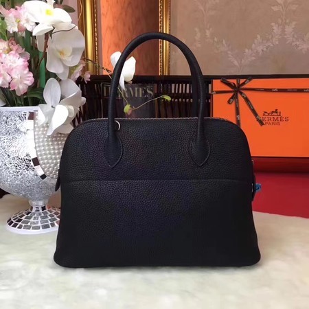 Hermes Bolide Original Leather Tote Bag B1007 Black