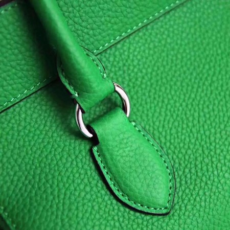 Hermes Toolbox Bag Original Togo Leather H3259 Green