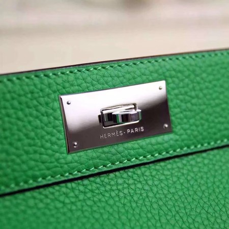 Hermes Toolbox Bag Original Togo Leather H3259 Green