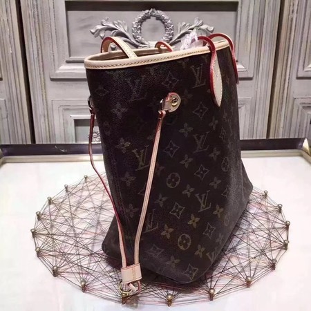 Louis Vuitton Original Monogram Canvas NEVERFULL 40156 Apricot