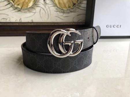 Gucci 35MM Leather Belt 414527 Black