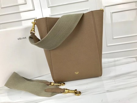 Celine Cabas Phantom Bags Original Calfskin Leather 3370 Khaki