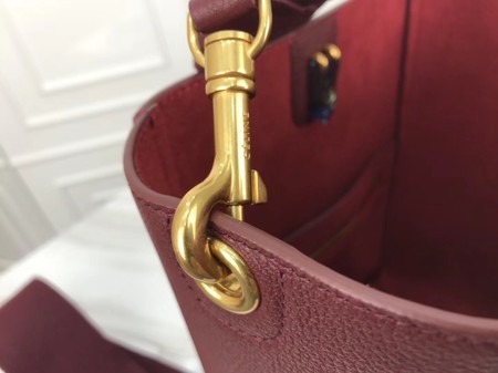 Celine Cabas Phantom Bags Original Calfskin Leather 3370 Wine