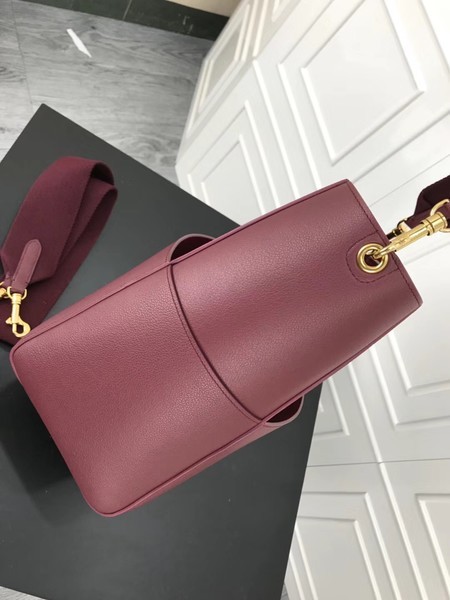 Celine SEAU SANGLE Cabas Bags Original Calfskin Leather 3369 Wine