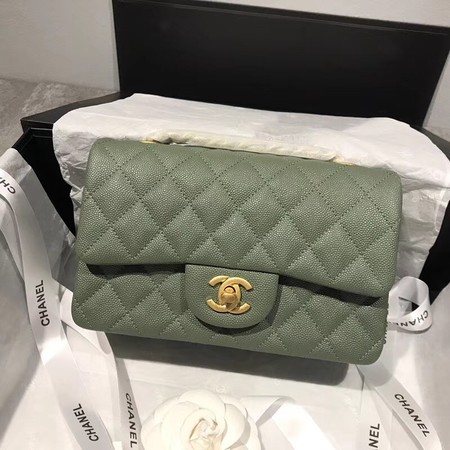 Chanel Flap Shoulder Bag Original Caviar Leather CF1116 green