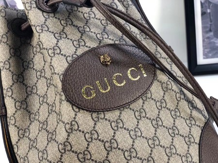 Gucci GG canvas ophidia supreme small shoulder bag PVC 473875 brown