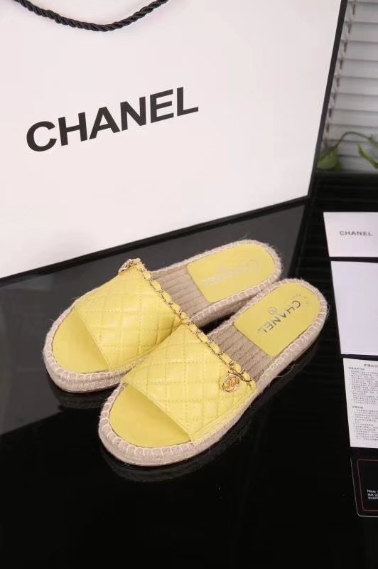 Chanel Slippers CH2283TZ yellow