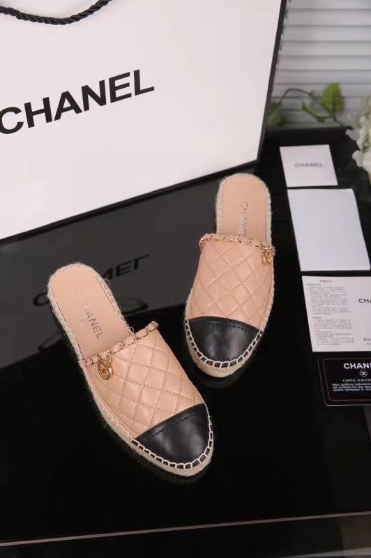 Chanel Slippers CH2284TZ Apricot