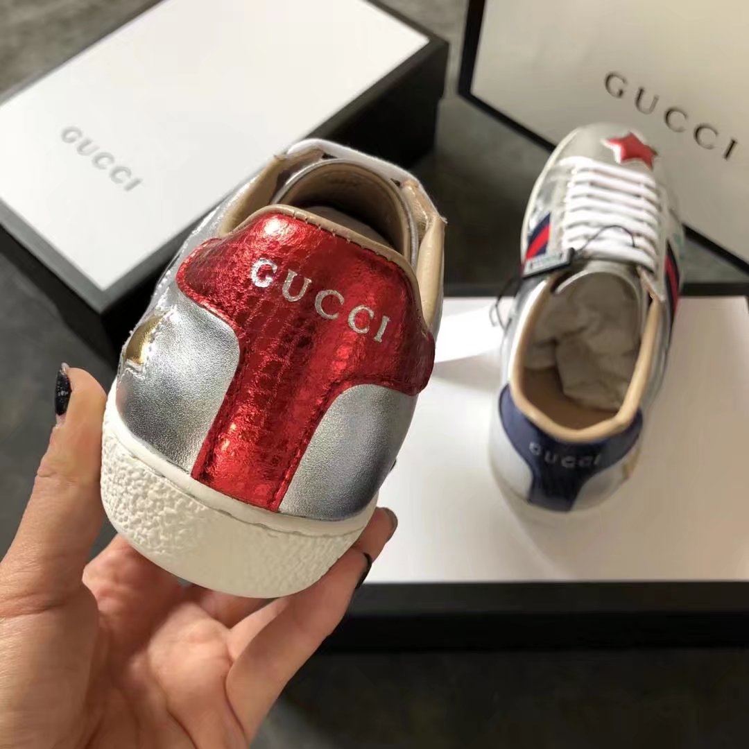 Gucci Lovers shoes GG13101 silver