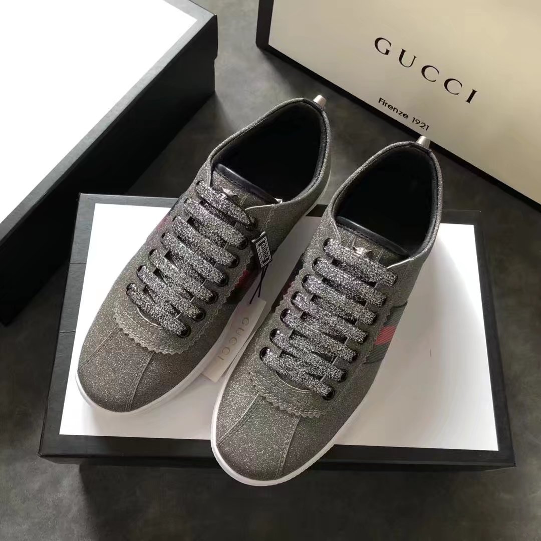 Gucci women shoes GG1302H grey