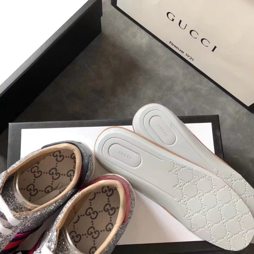 Gucci women shoes GG1303H gold