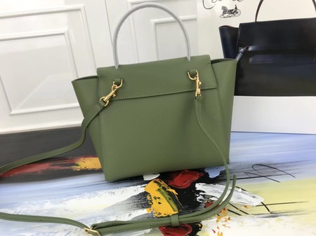 Celine Small Belt nano Bag Original Leather 98310 green