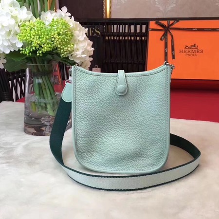 Hermes Evelyne mini 17cm Messenger Bag Original Calf Leather H1187 Light Green