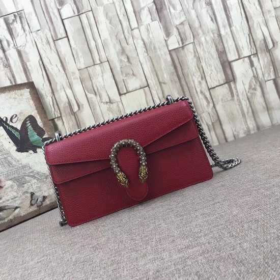 Gucci Dionysus Blooms Leather Shoulder Bag 499623 red