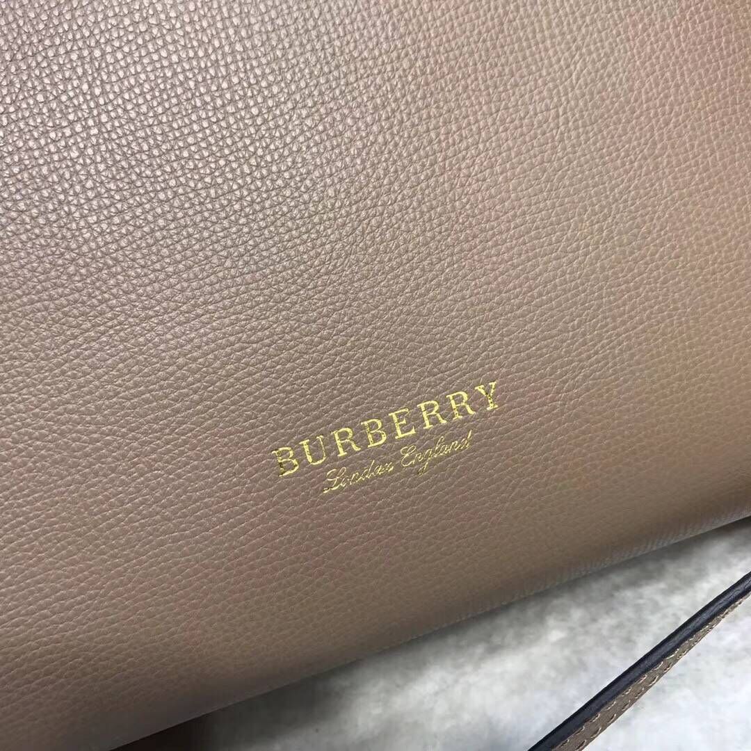 BurBerry Leather Tote Bag 5559 apricot