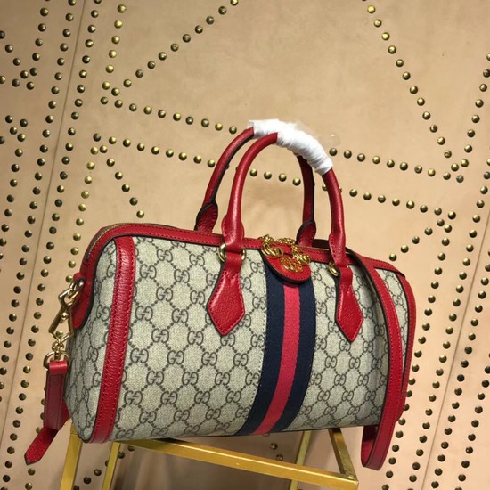 Gucci GG canvas ophidia top quality tote bag 524532 red