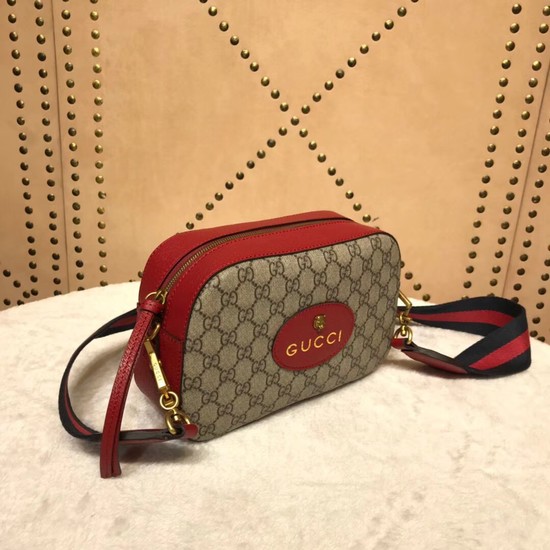 Gucci GG ophidia Canvas Messenger Bag 476466 Red