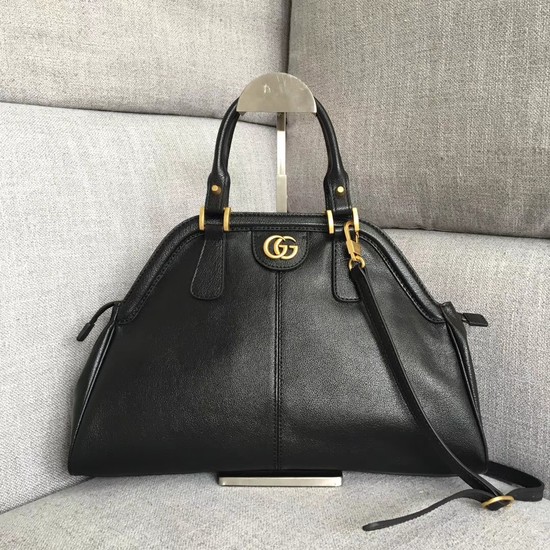 Gucci RE Medium Top Handle Bag Style 516459 Black