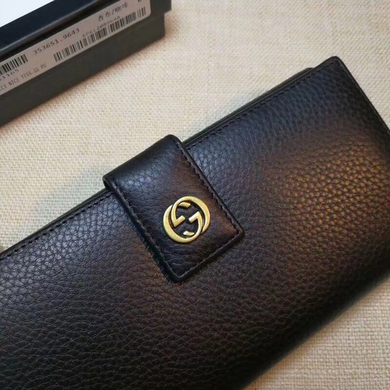 Gucci Calf leather Wallet 337335 black