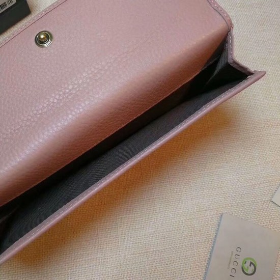 Gucci Calf leather Wallet 337335 pink